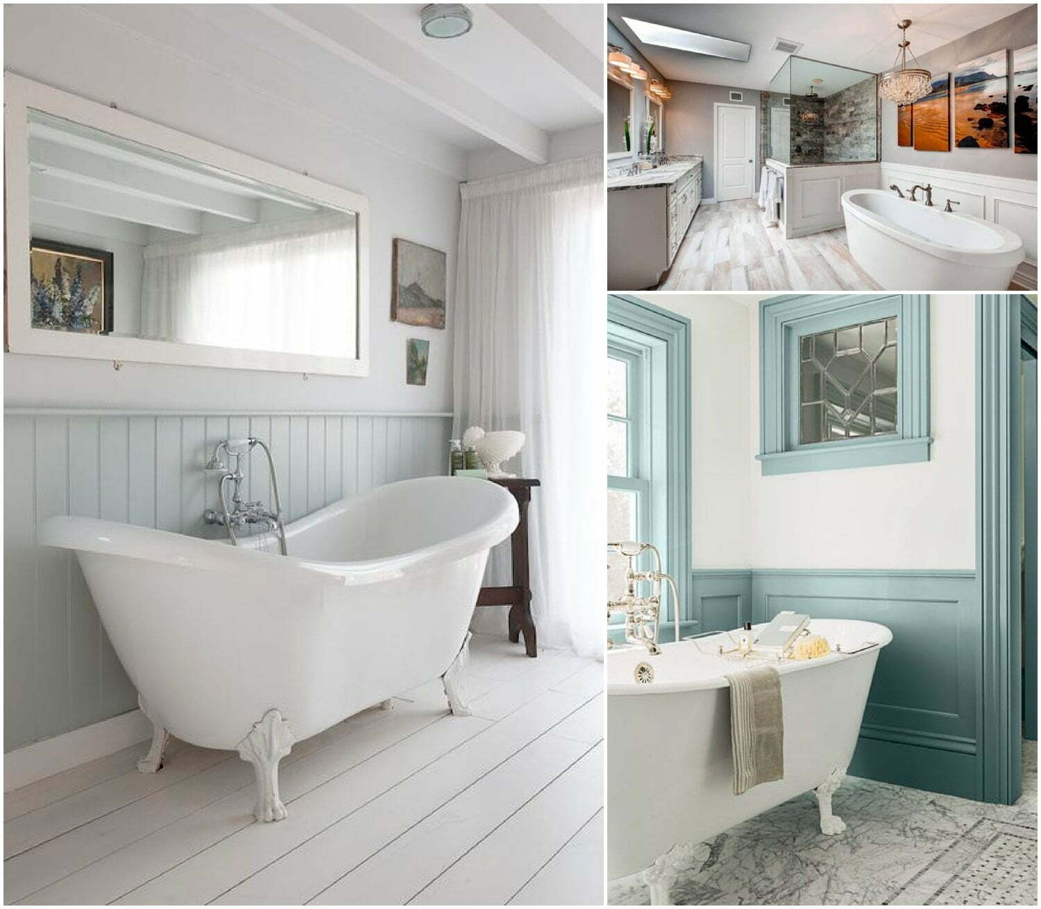 Bathroom wall paneling ideas