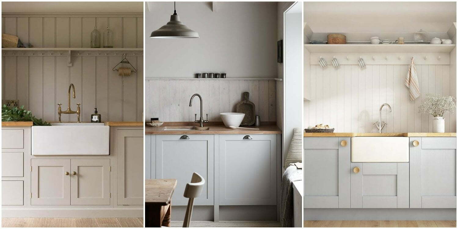 wall panelling in kitchen